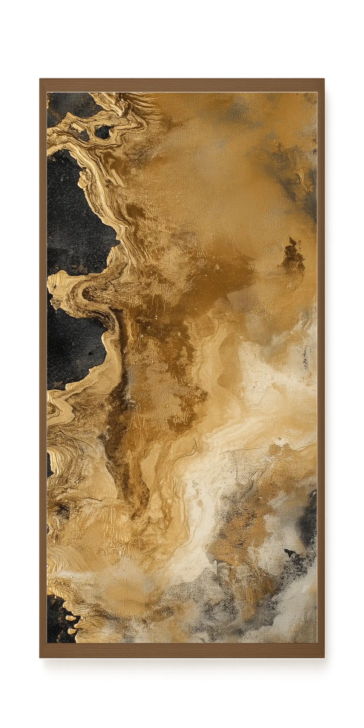 Metallic Flow Canvas Print