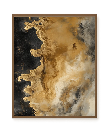 Metallic Flow Canvas Print