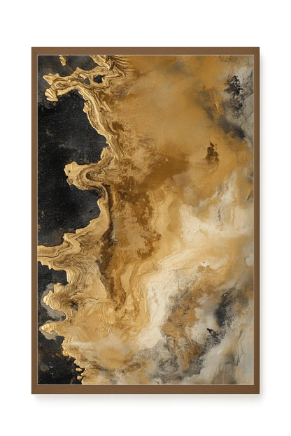 Metallic Flow Canvas Print