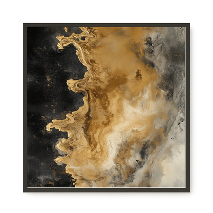 Metallic Flow Canvas Print