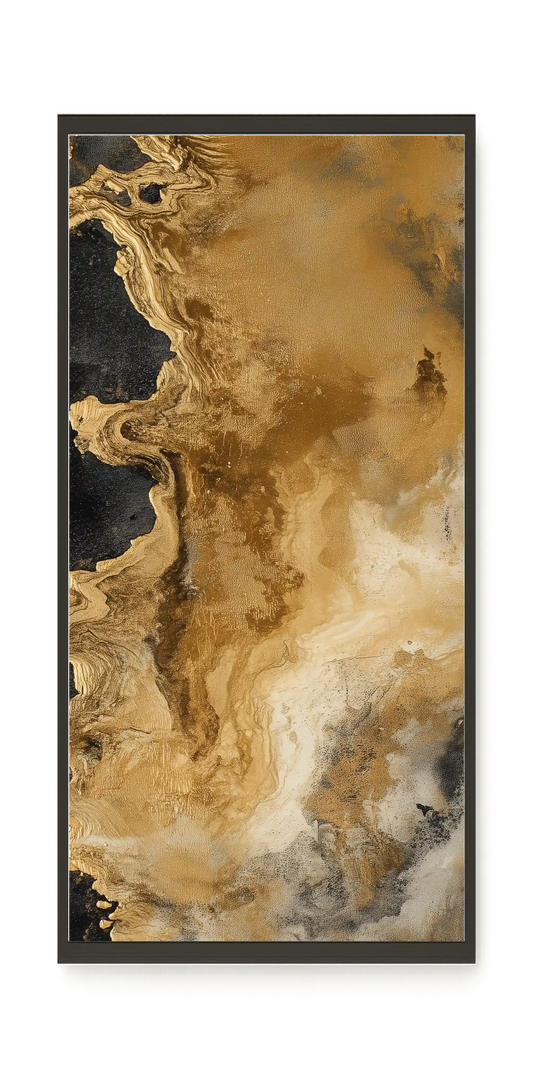 Metallic Flow Canvas Print
