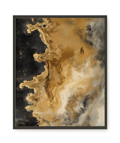 Metallic Flow Canvas Print