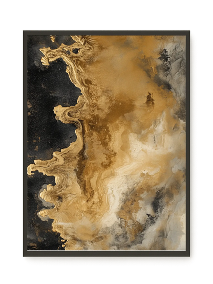 Metallic Flow Canvas Print