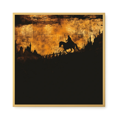 Shadow Rider Canvas Wall Art