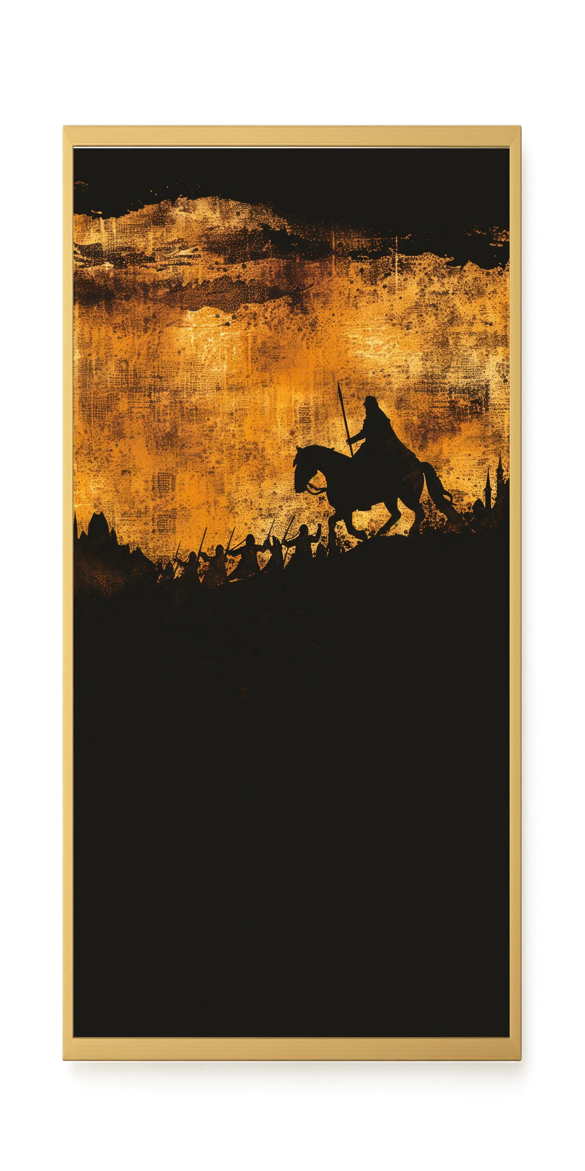 Shadow Rider Canvas Wall Art