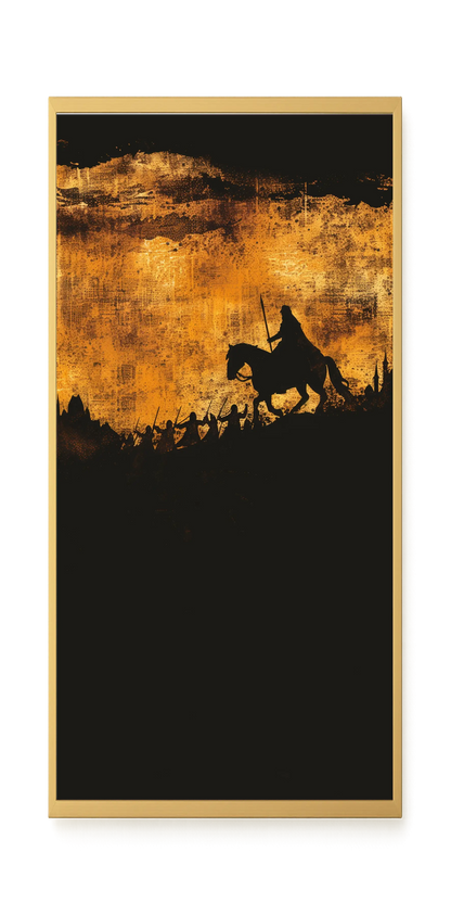 Shadow Rider Canvas Wall Art
