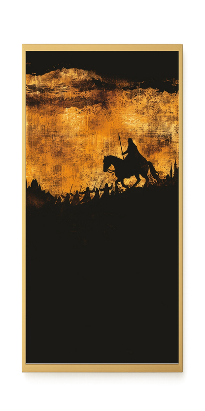Shadow Rider Canvas Wall Art