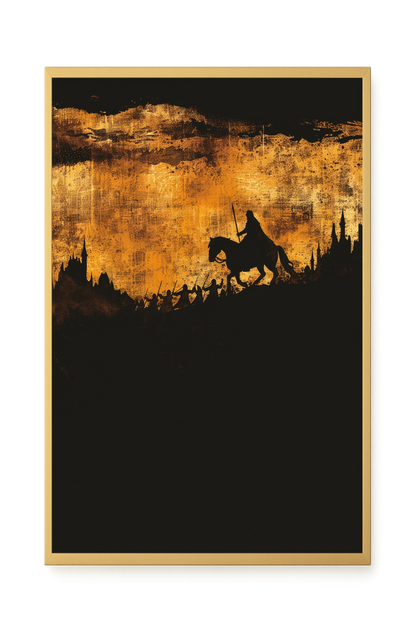 Shadow Rider Canvas Wall Art
