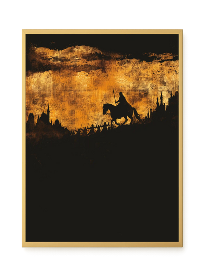 Shadow Rider Canvas Wall Art