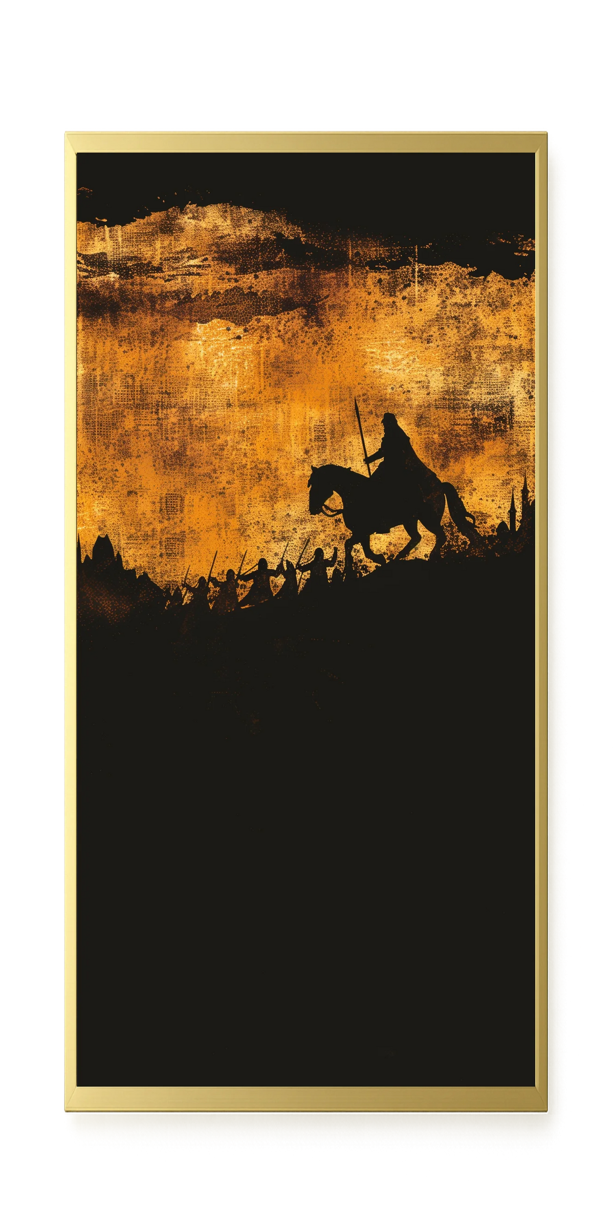 Shadow Rider Canvas Wall Art