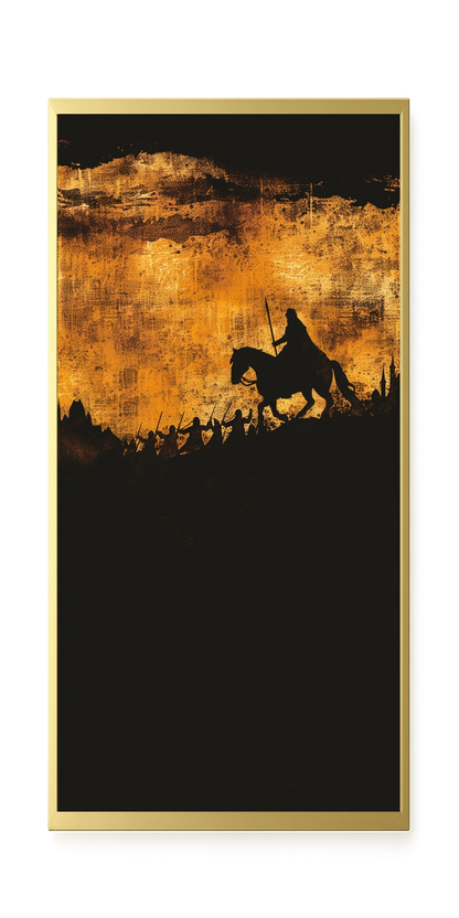 Shadow Rider Canvas Wall Art