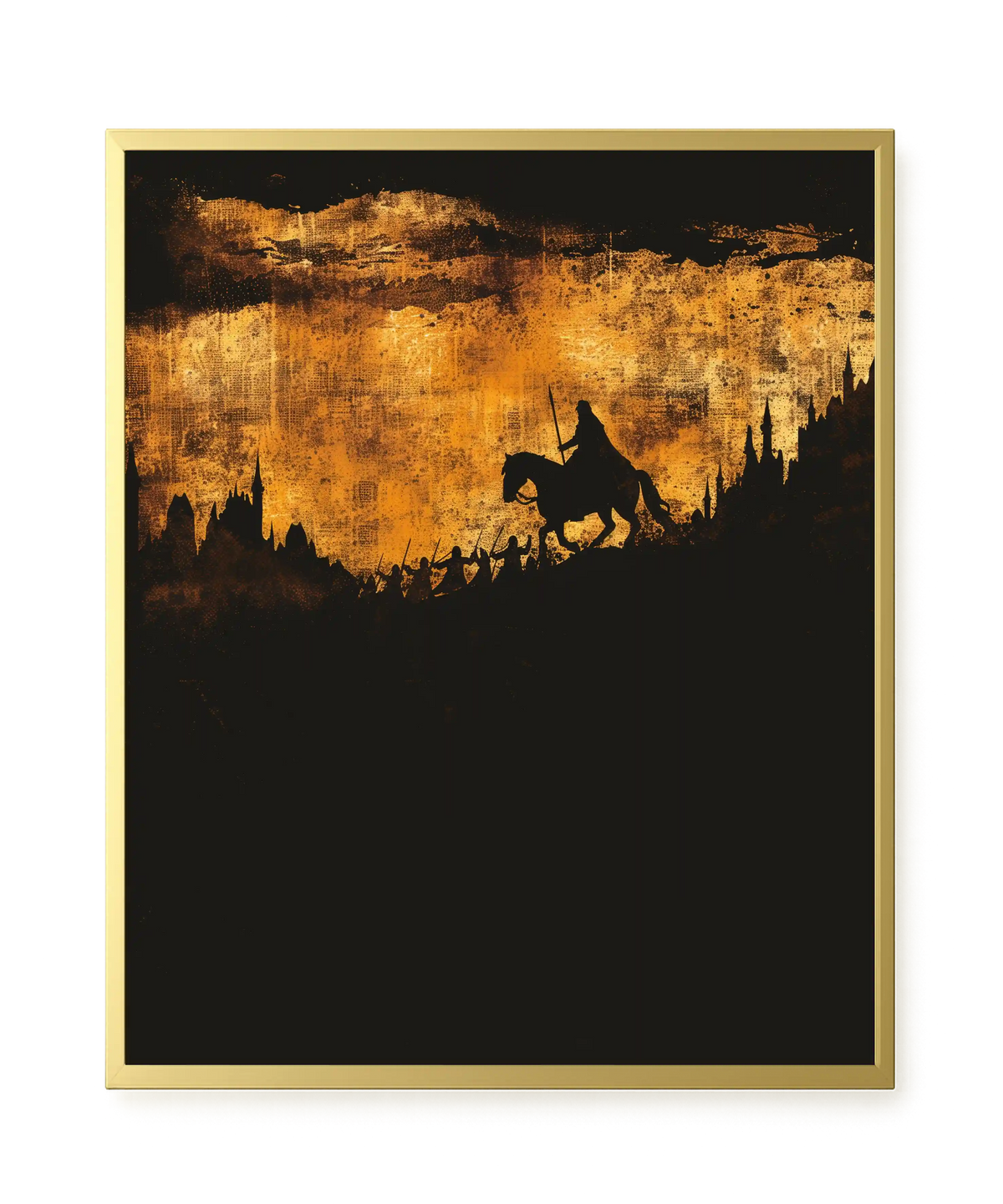Shadow Rider Canvas Wall Art