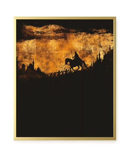 Shadow Rider Canvas Wall Art