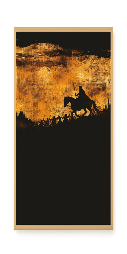 Shadow Rider Canvas Wall Art