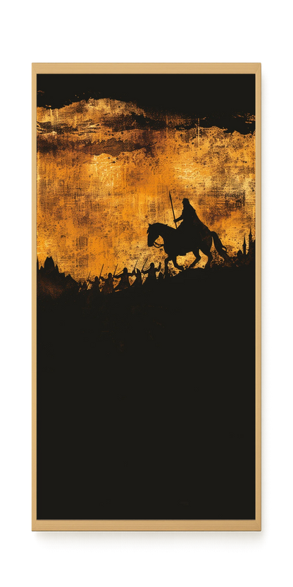 Shadow Rider Canvas Wall Art