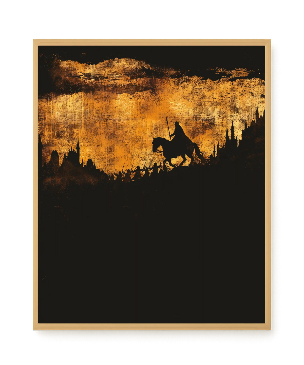 Shadow Rider Canvas Wall Art