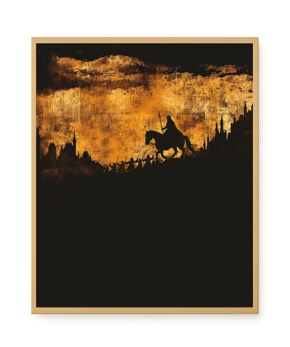 Shadow Rider Canvas Wall Art