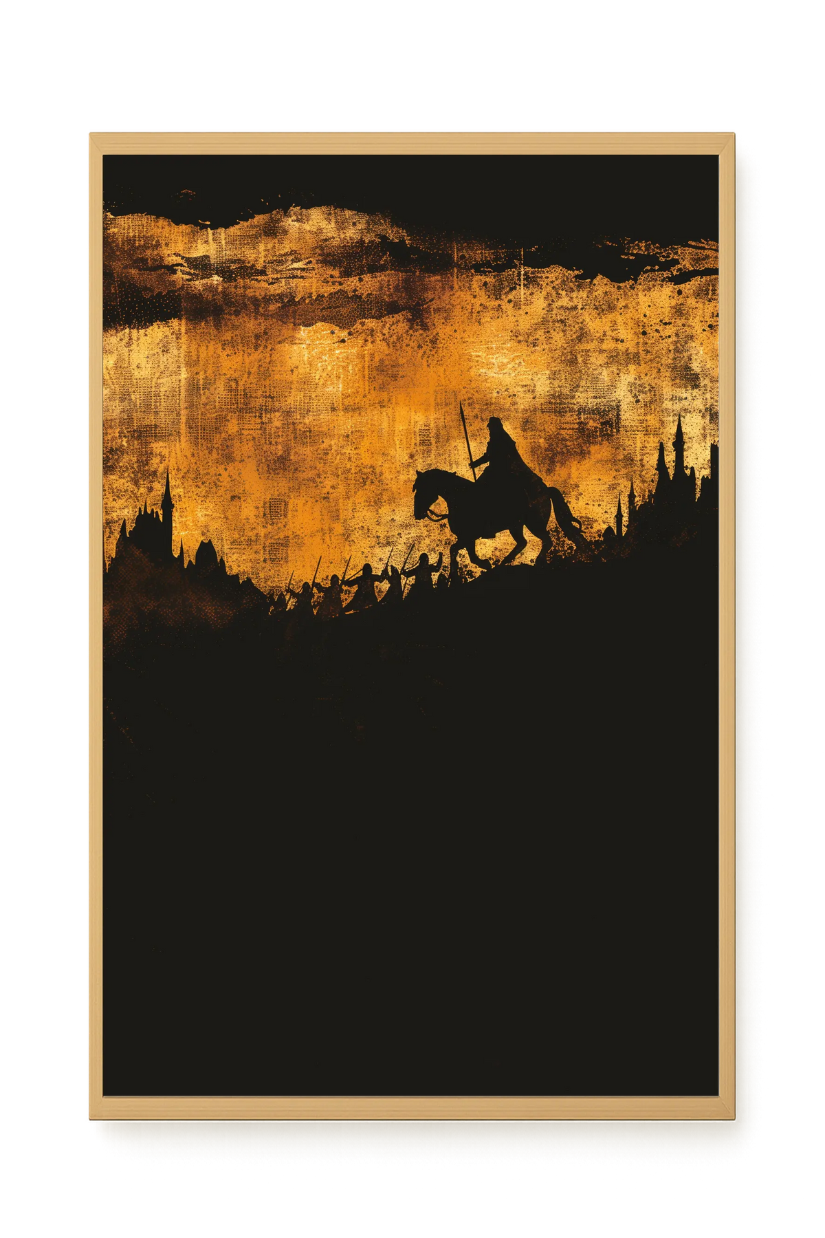 Shadow Rider Canvas Wall Art
