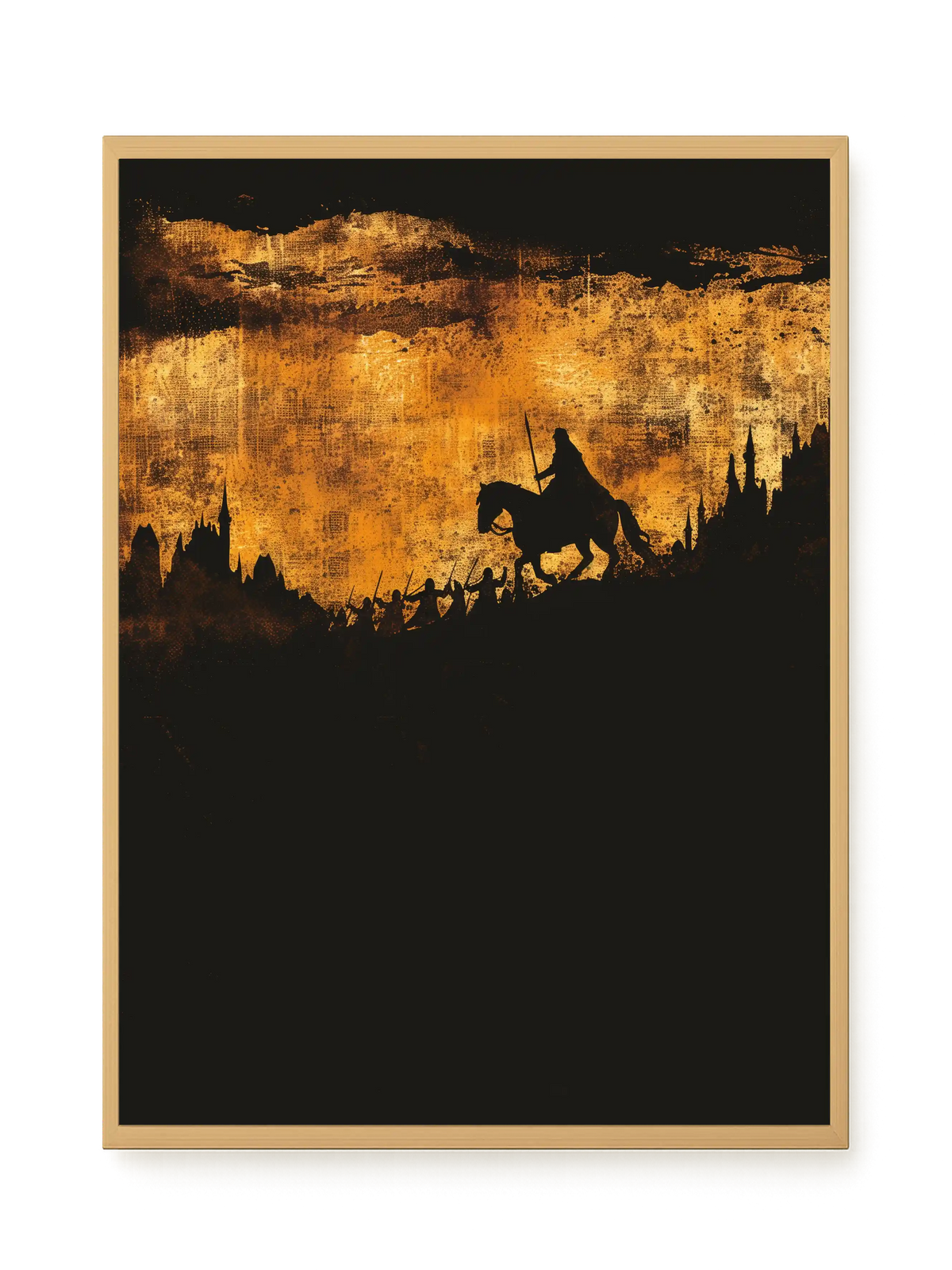 Shadow Rider Canvas Wall Art