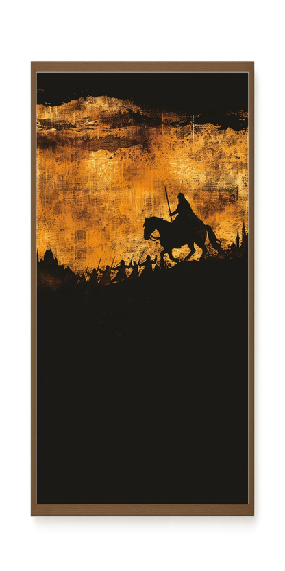 Shadow Rider Canvas Wall Art