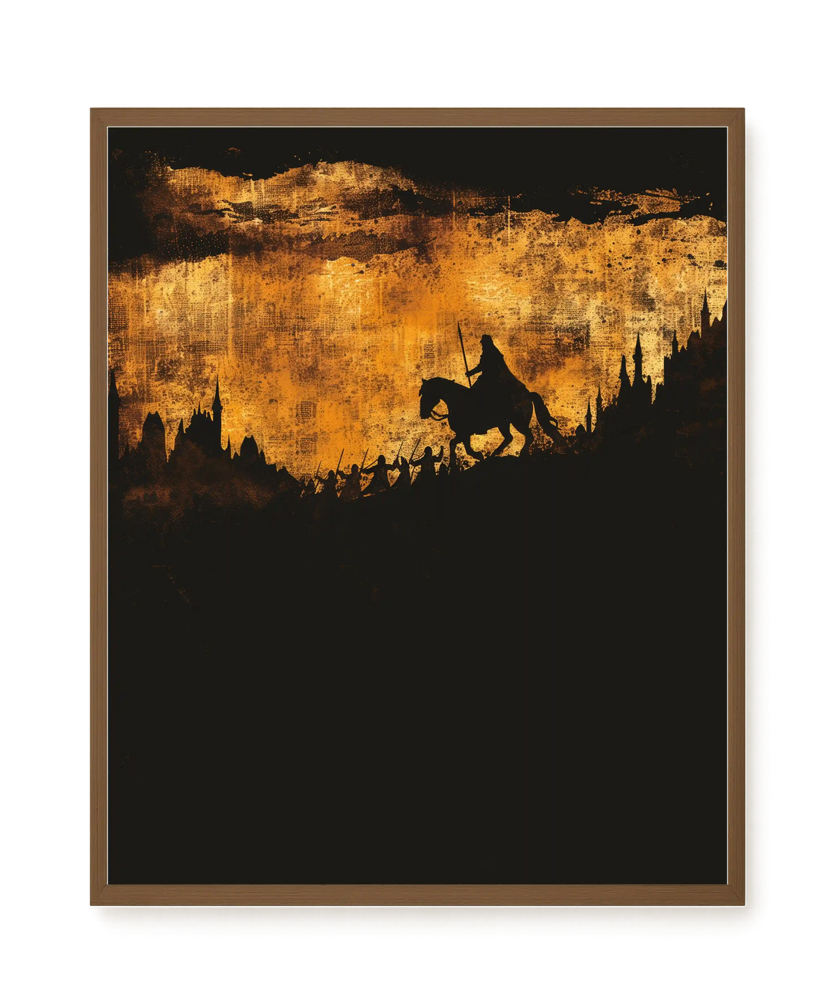 Shadow Rider Canvas Wall Art
