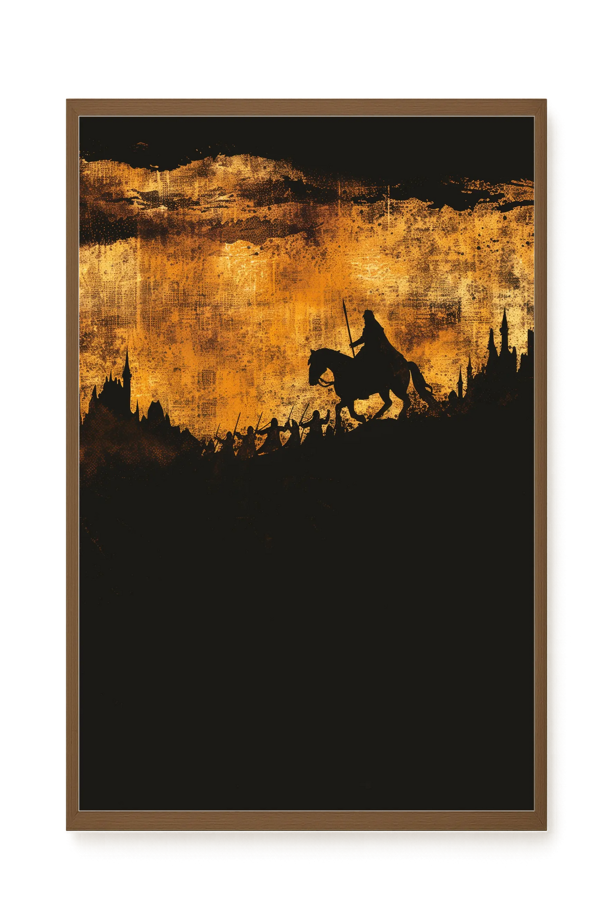 Shadow Rider Canvas Wall Art