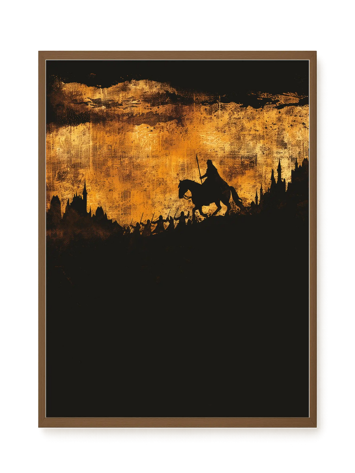 Shadow Rider Canvas Wall Art
