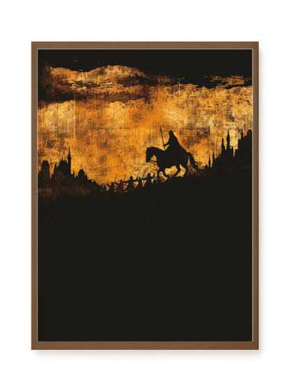 Shadow Rider Canvas Wall Art