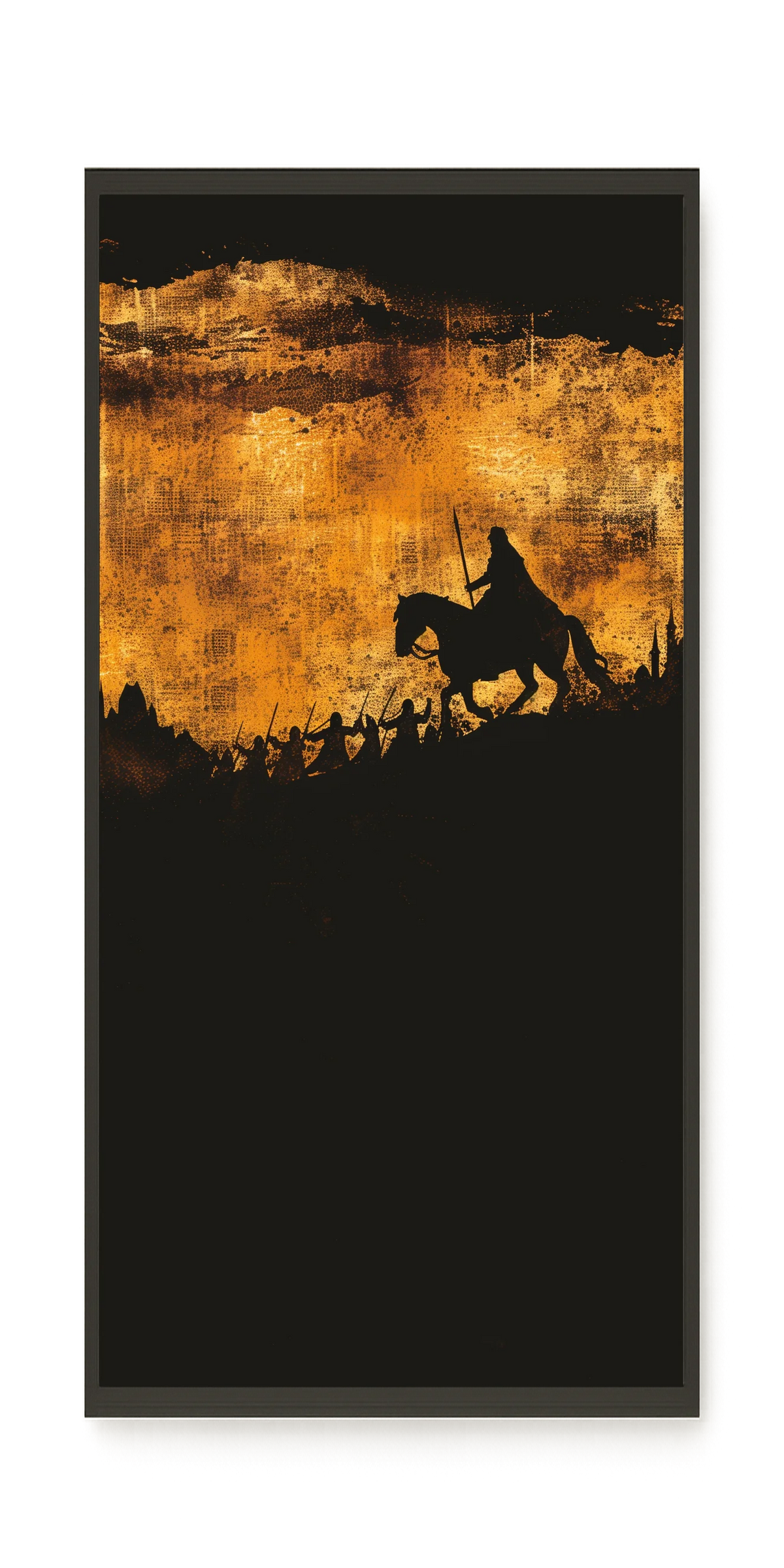 Shadow Rider Canvas Wall Art