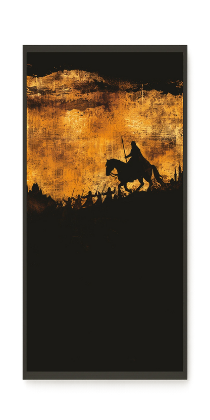 Shadow Rider Canvas Wall Art