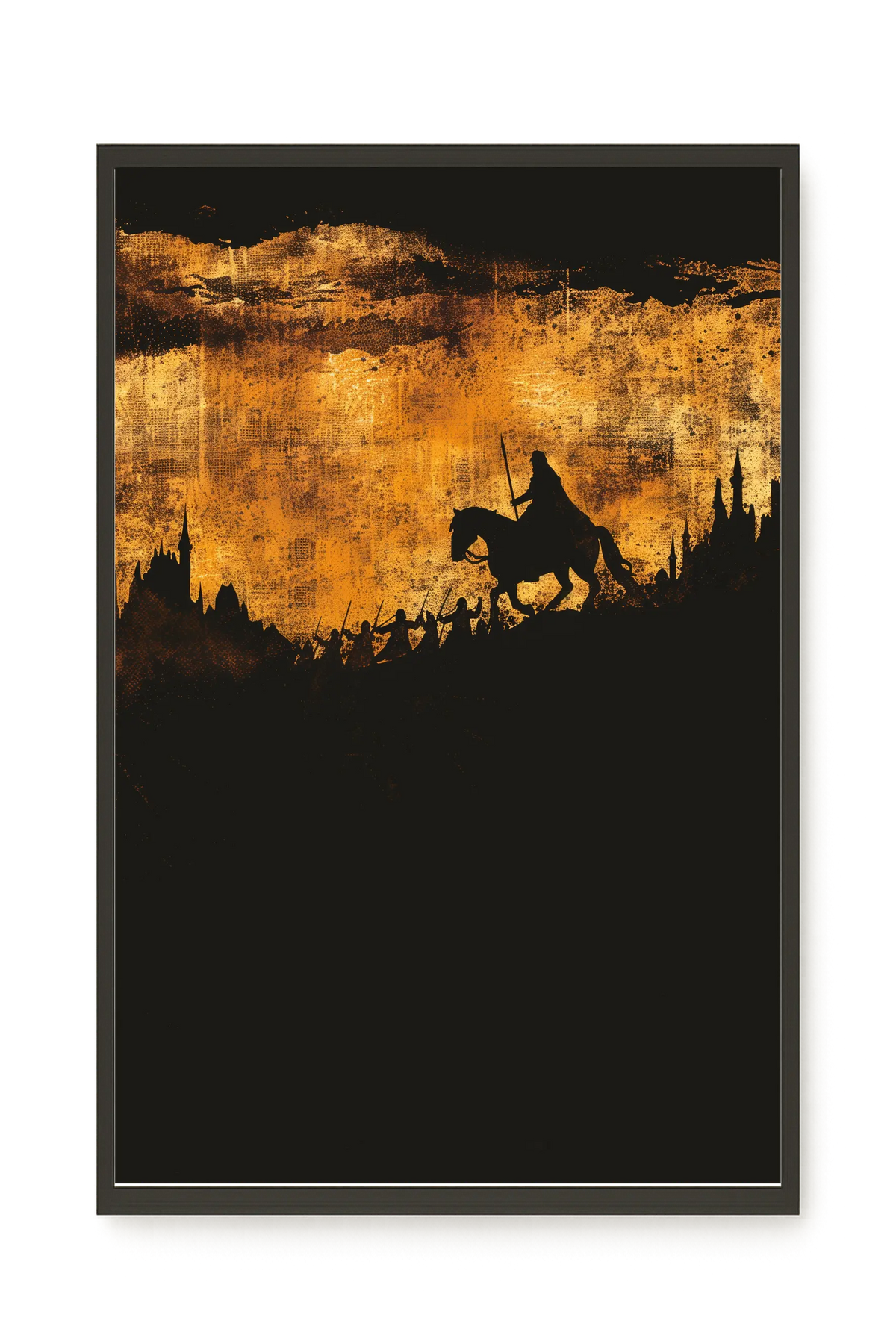 Shadow Rider Canvas Wall Art