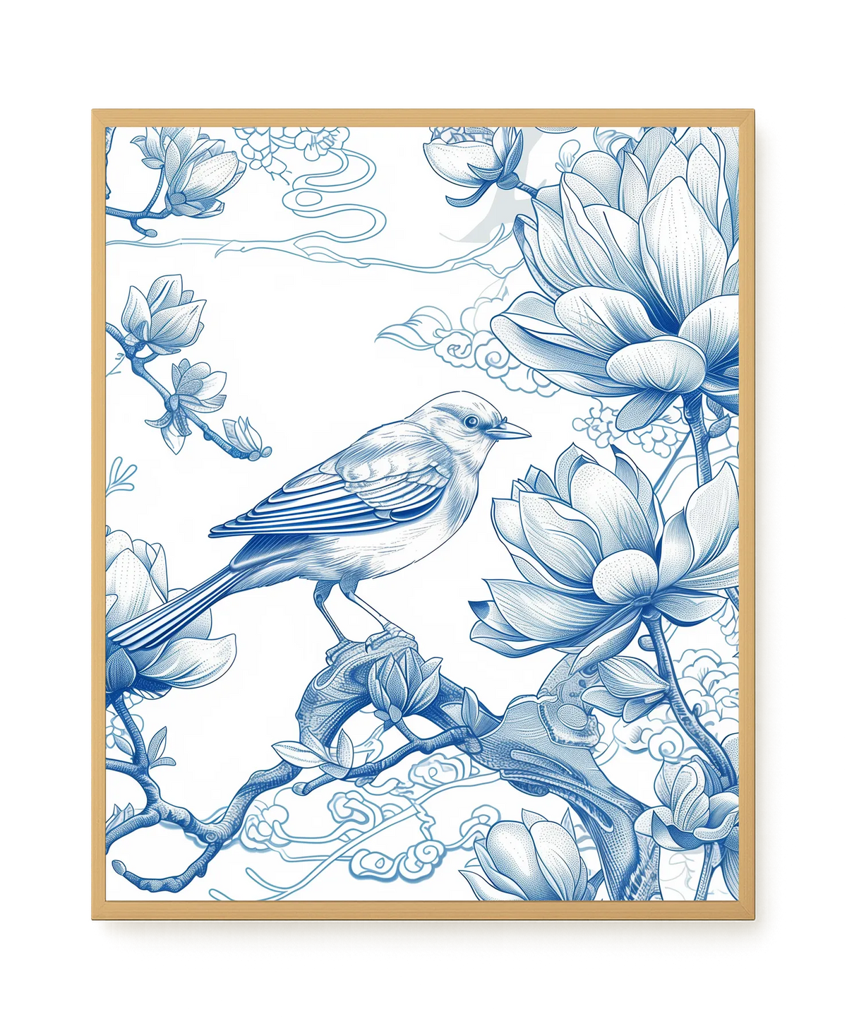 Floral Bird Canvas Wall Art