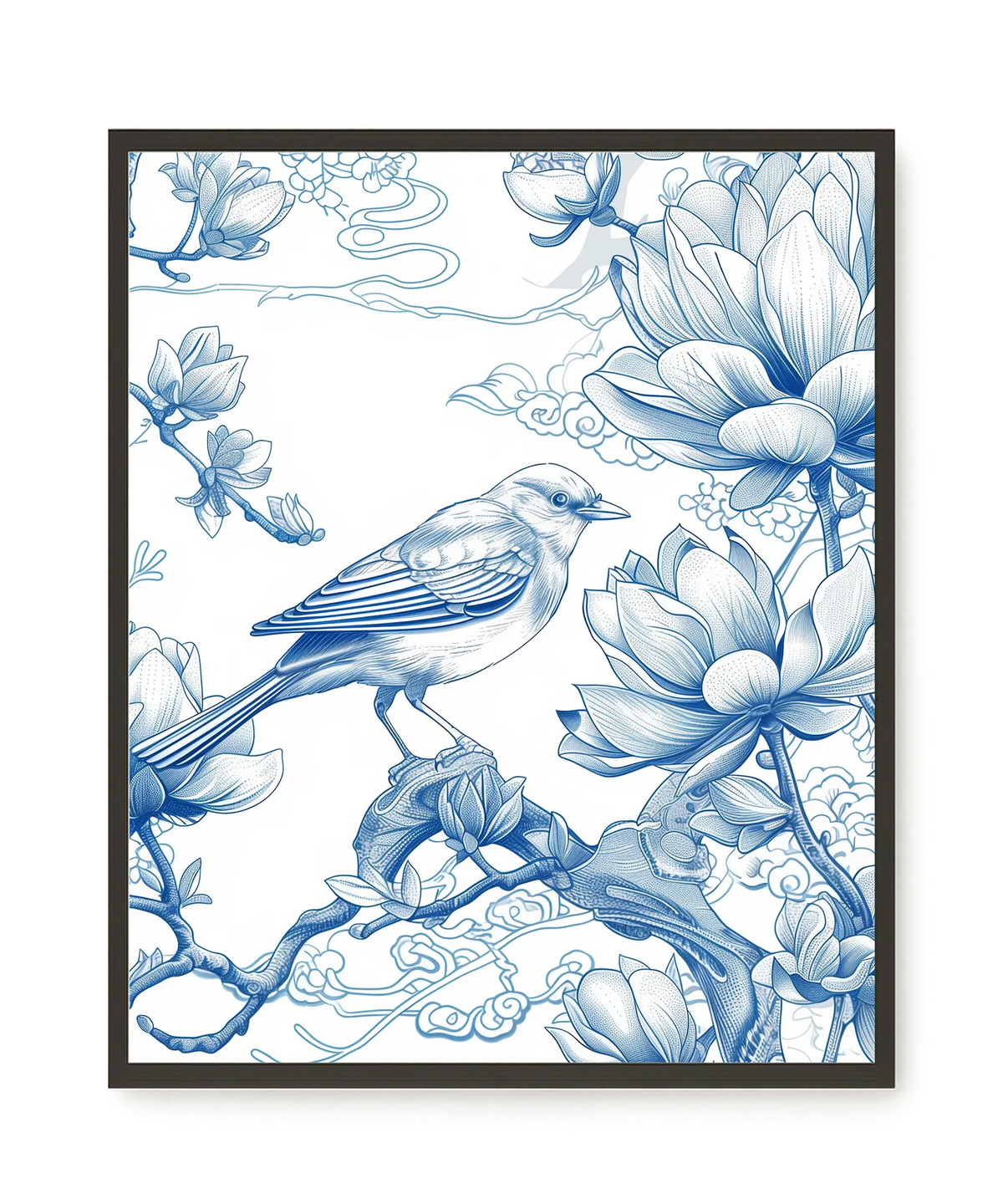 Floral Bird Canvas Wall Art