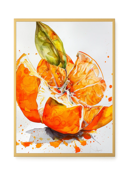 Orange Slices Canvas Print