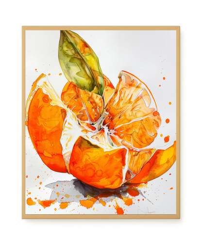 Orange Slices Canvas Print