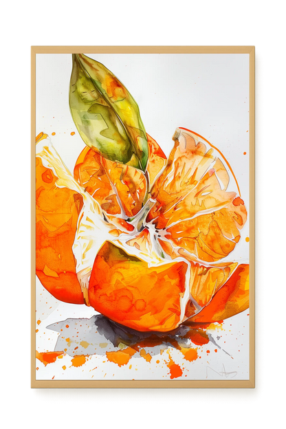 Orange Slices Canvas Print