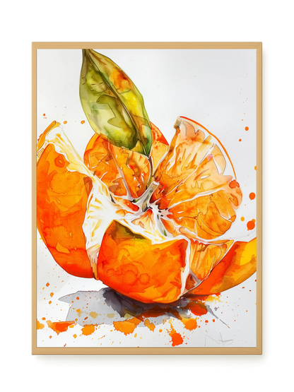 Orange Slices Canvas Print