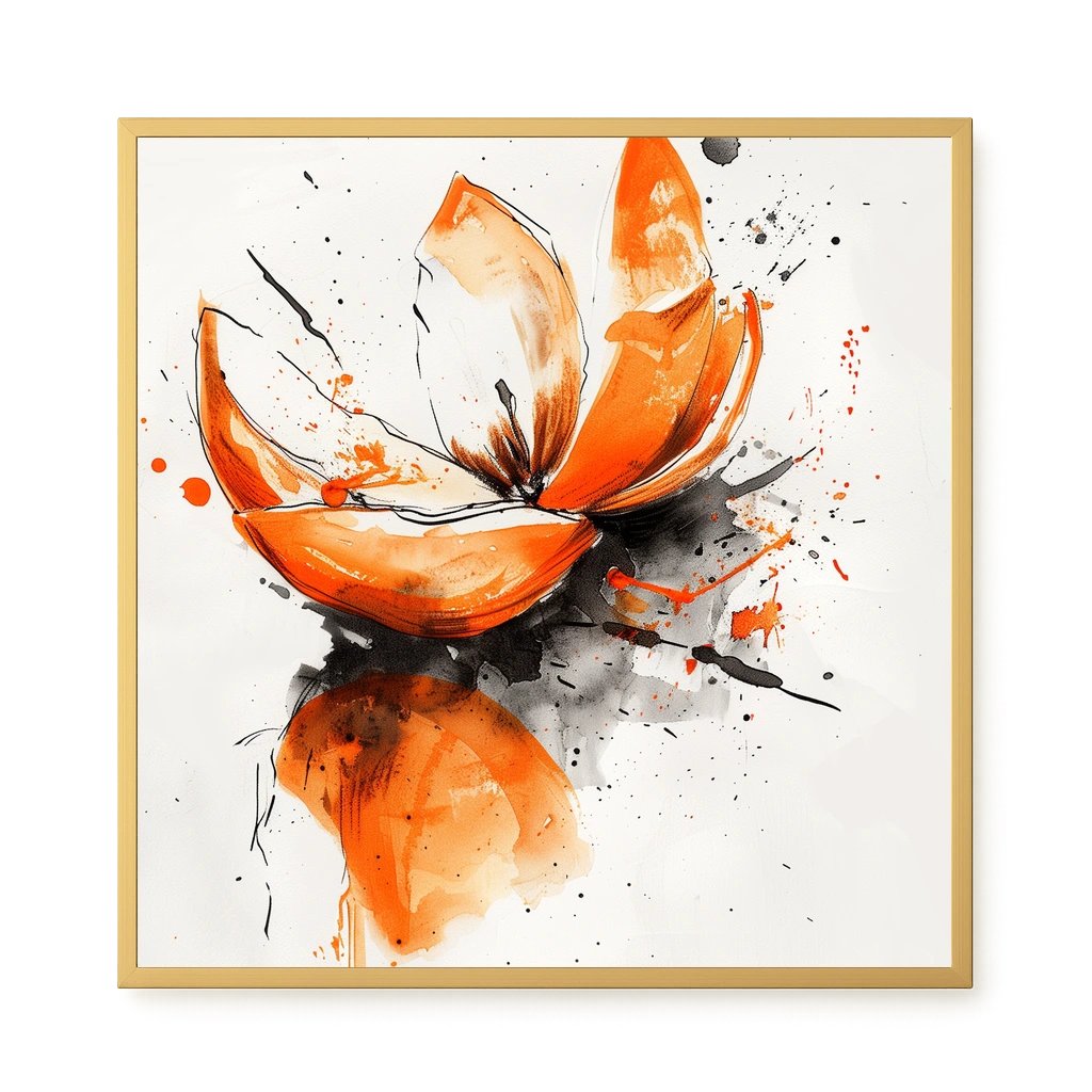 Abstract Petals Canvas Wall Art