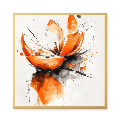 Abstract Petals Canvas Wall Art