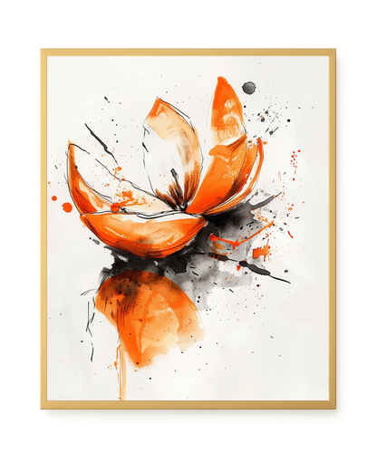 Abstract Petals Canvas Wall Art