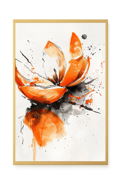 Abstract Petals Canvas Wall Art
