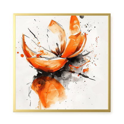 Abstract Petals Canvas Wall Art