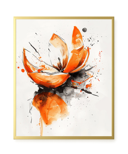 Abstract Petals Canvas Wall Art