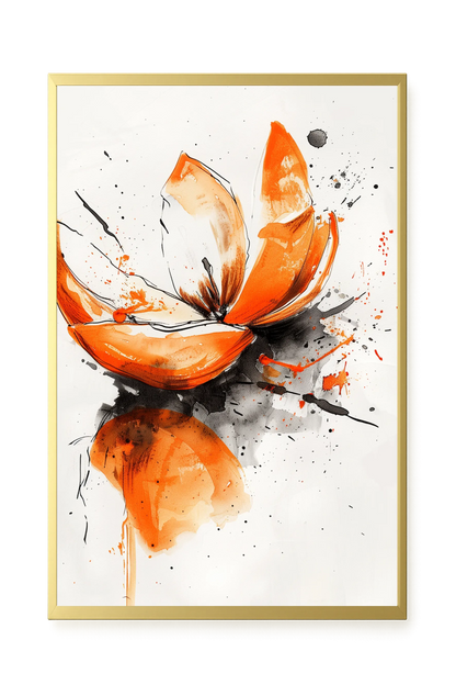 Abstract Petals Canvas Wall Art
