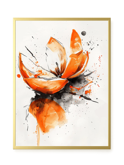 Abstract Petals Canvas Wall Art
