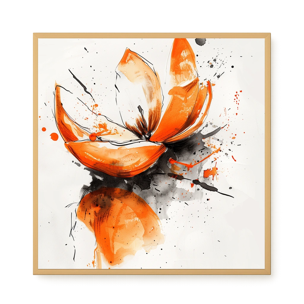 Abstract Petals Canvas Wall Art