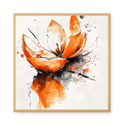 Abstract Petals Canvas Wall Art
