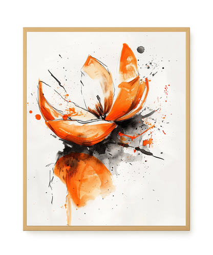 Abstract Petals Canvas Wall Art