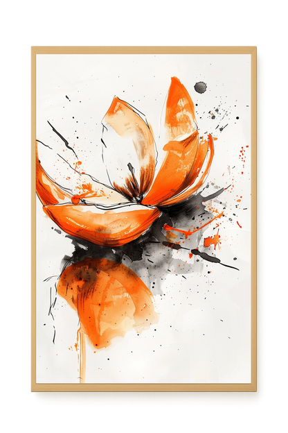 Abstract Petals Canvas Wall Art