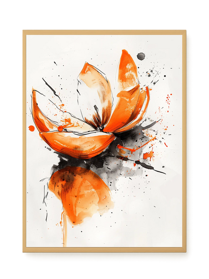 Abstract Petals Canvas Wall Art